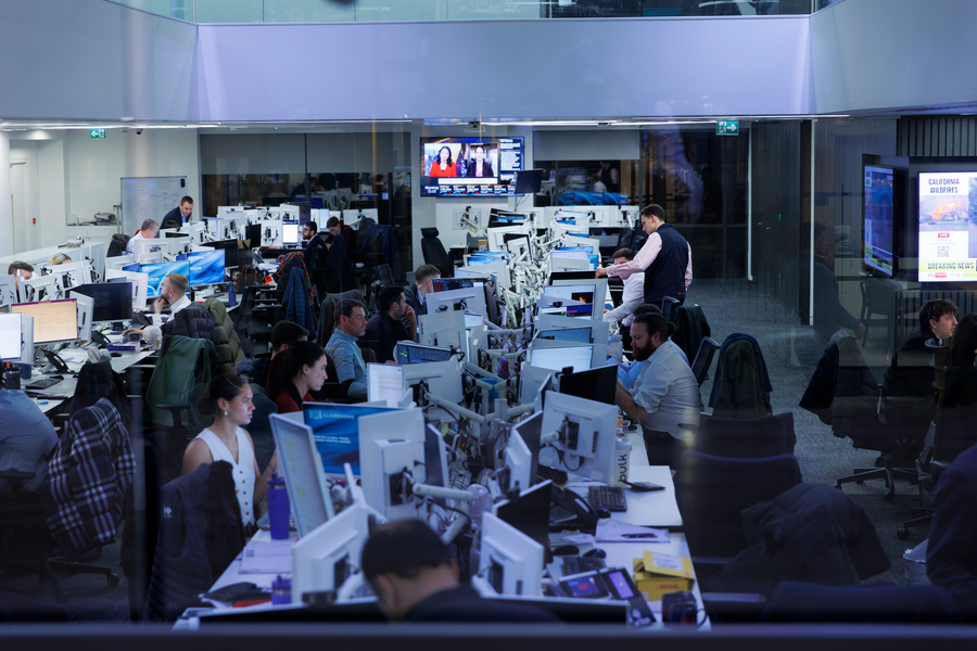 The derivatives team in London working alongside Deep Sea Tankers