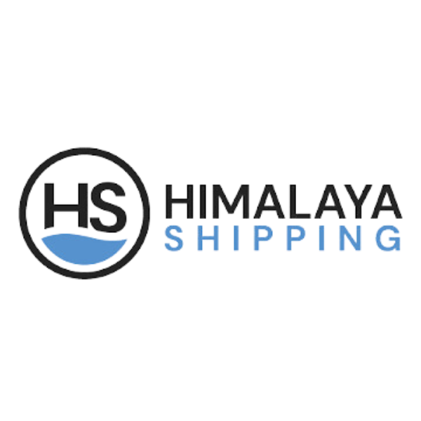 Logo of Himalaya Shipping with blue accents.