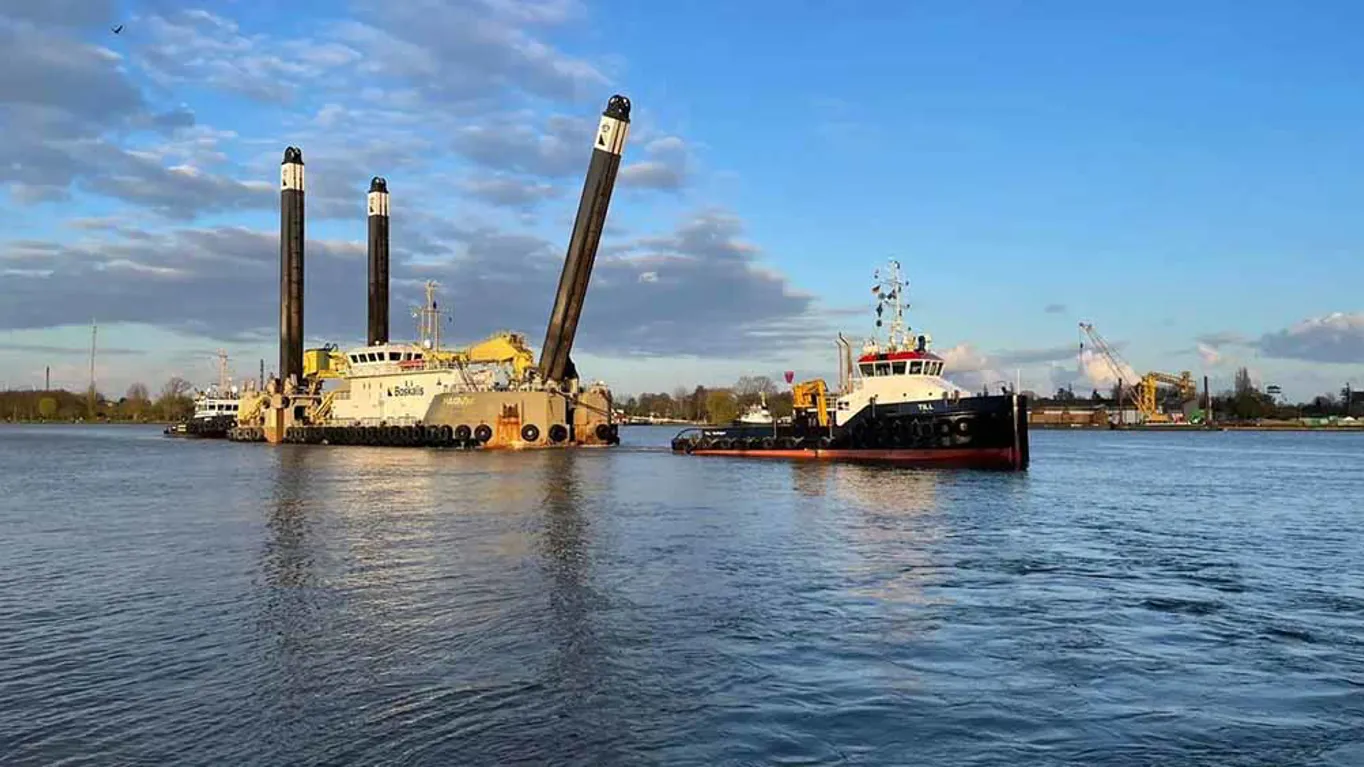 tug boat in water