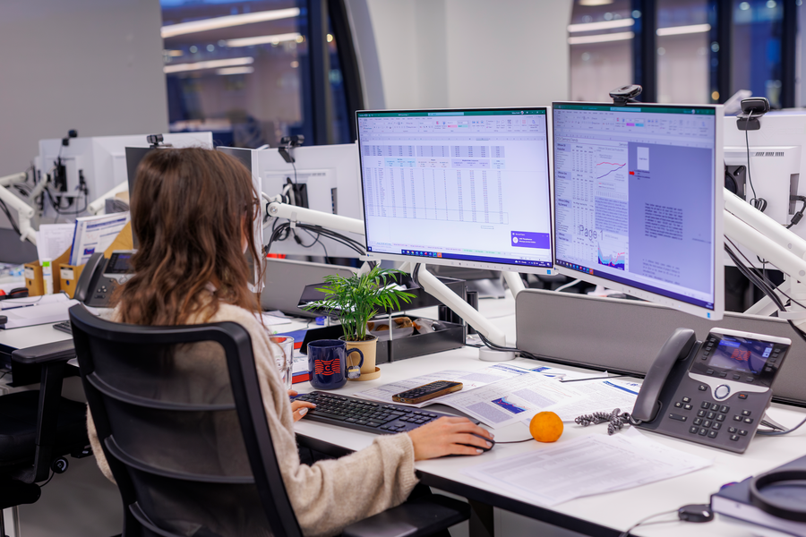 A member of the research team