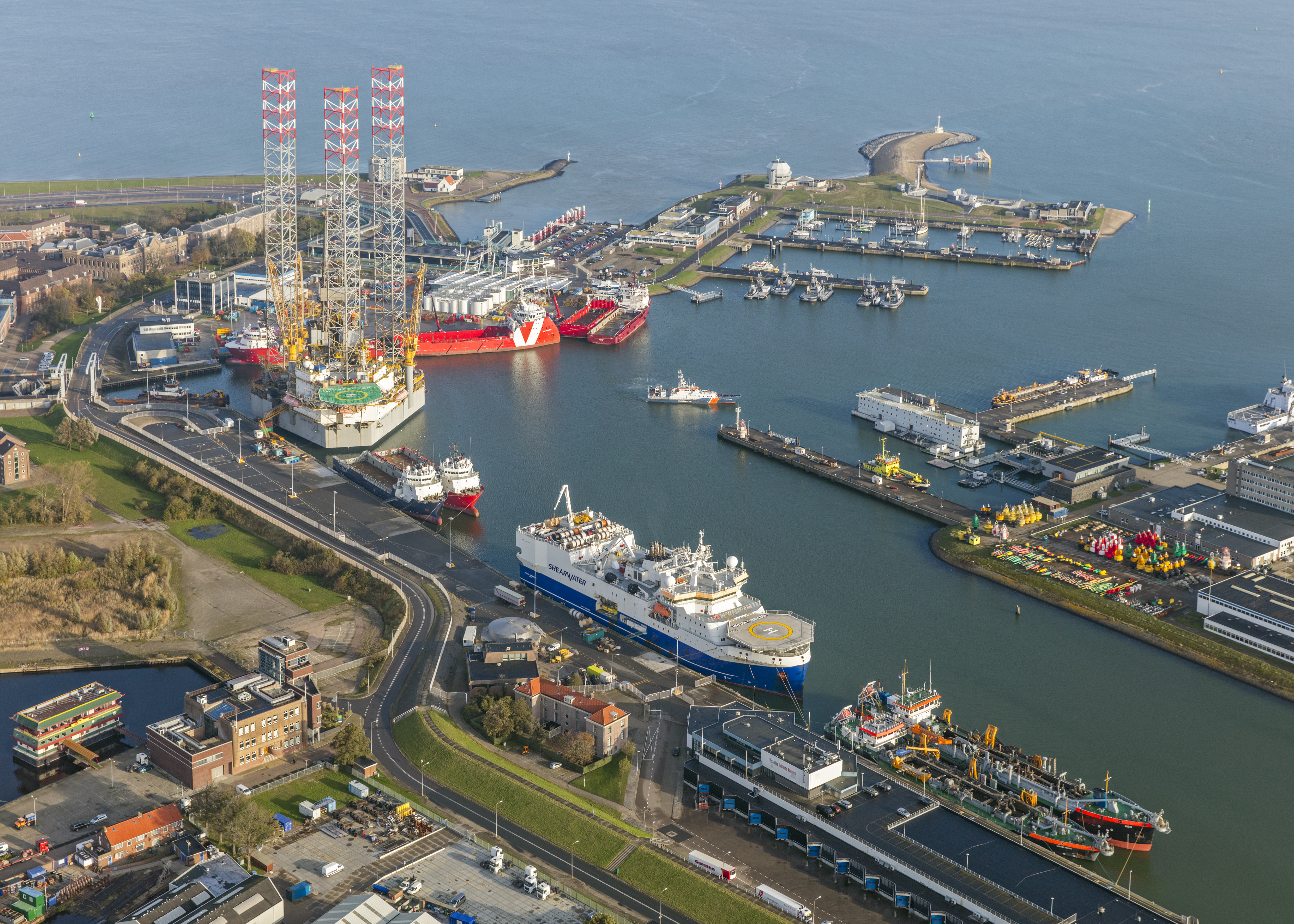 Port of Den Helder, Netherlands, the HQ of DHSS